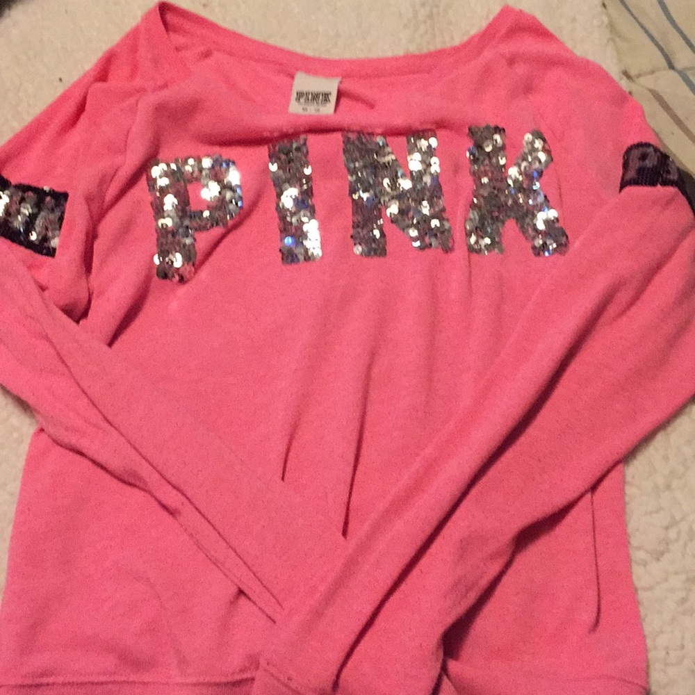 Pink long sleeve shirt